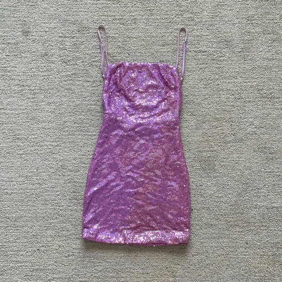 Lucy in the Sky Dresses & Skirts - Lucy in the Sky Women’s Mini Dress Sequin Glitter Club Party Spring Bodycon Rave